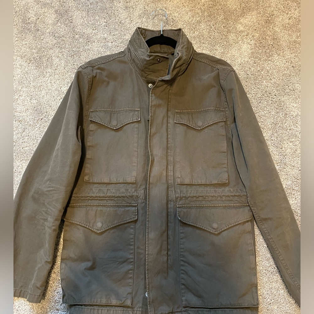 Madewell Men’s field coat, green, size Medium, lightly worn